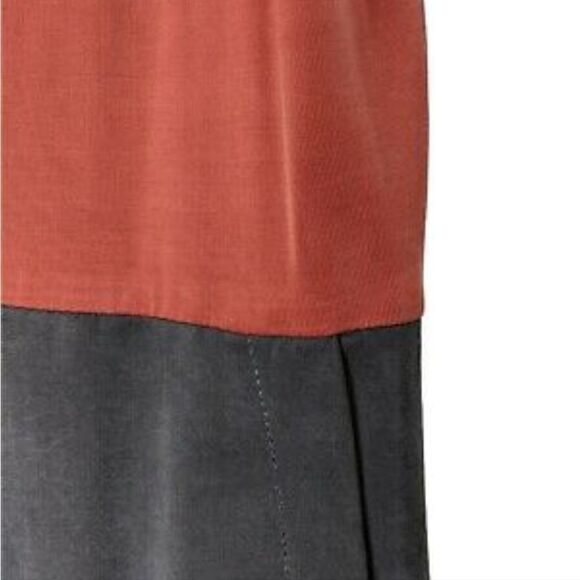 Anthropologie V Neck Colorblocked Dress Short Sleeve - Picture 7 of 10